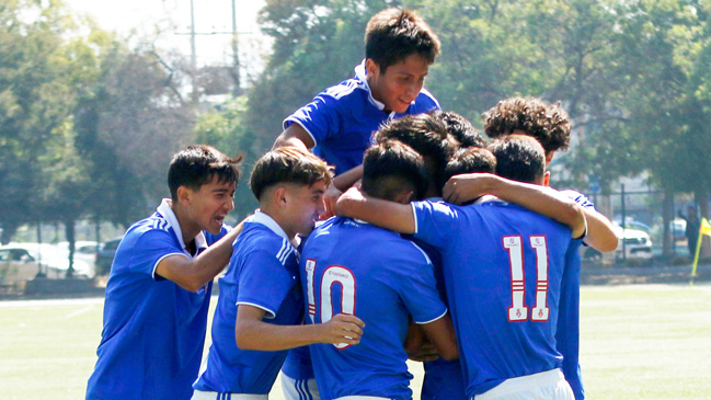 La U vapuleó a la UC con una contundente goleada en el Campeonato Sub 17