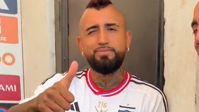Arturo Vidal ilusionó una vez más a los fanáticos de Colo Colo