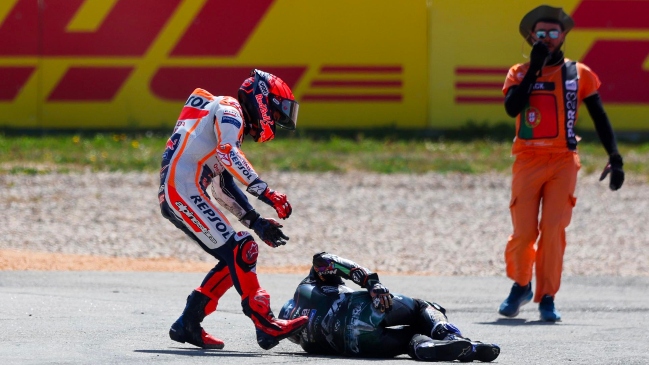 El escalofriante accidente de Marc Márquez en el MotoGP de Portugal