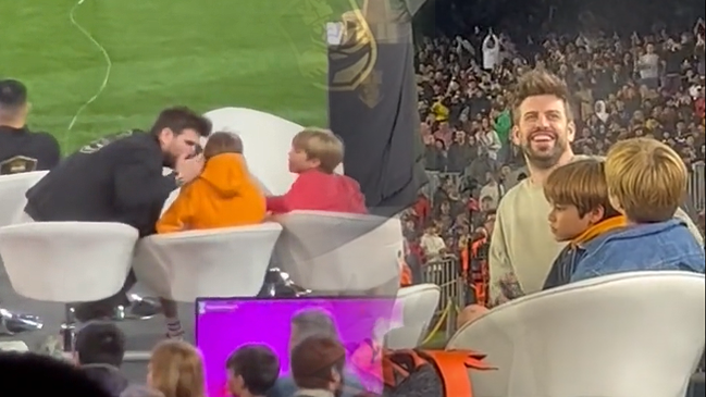 Los hijos de Piqué se volvieron virales por sus desganadas reacciones en la Kings League