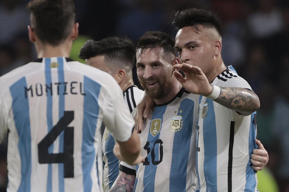 El festín de Argentina ante Curazao en el cierre de sus festejos por el título del Mundial
