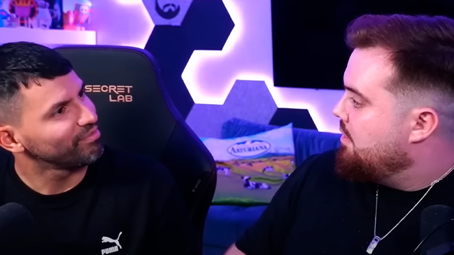 Agüero e Ibai Llanos pasaron susto en pleno streaming: “¿Quieres que vayamos al médico?”