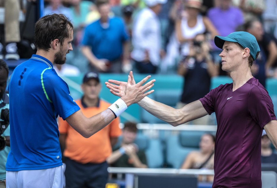 La inapelable victoria de Medvedev ante Sinner en la final del Masters de Miami