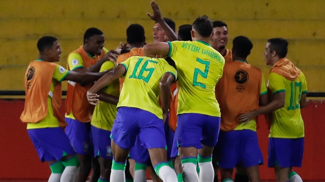 Brasil se impuso a Colombia y clasificó a la fase final del Sudamericano sub 17