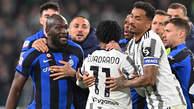 Lukaku invitó a pelear afuera a Cuadrado: El encendido final del clásico de Juventus e Inter