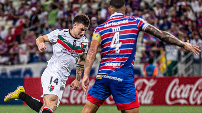 Palestino fue goleado por Fortaleza en Brasil en la primera fecha de la Sudamericana
