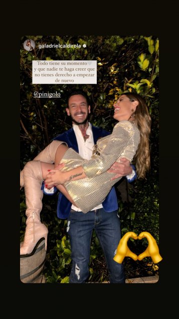 Mauricio Pinilla y Galadriel Caldirola hicieron oficial su relación a través de Instagram