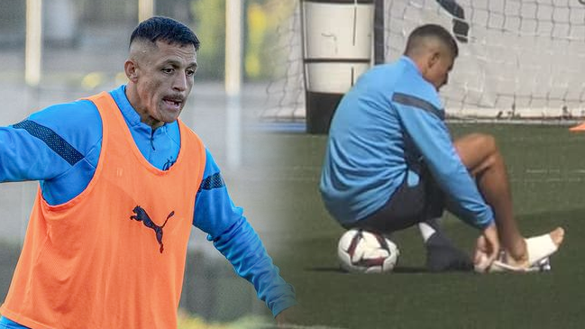 Alexis Sánchez generó inquietud en Francia por molestias físicas