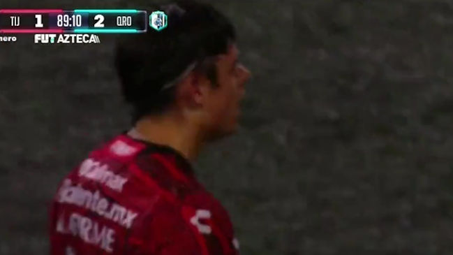 Joaquín Montecinos anotó un golazo en derrota de Tijuana ante Querétaro