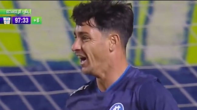 Fernando Zampedri rescató a la UC con un gol en el último minuto