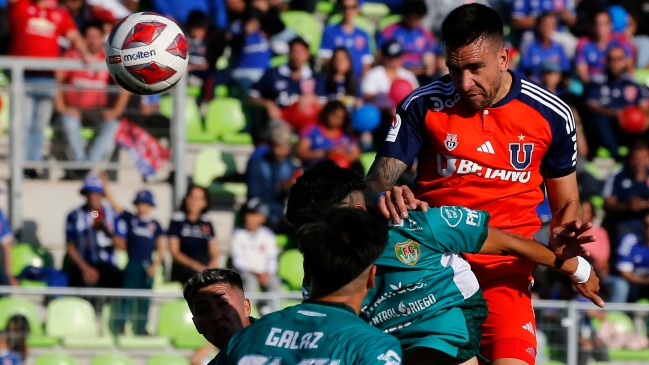 Matias Zaldivia gritó gol por primera vez con la camiseta de U. de Chile ante Chimbarongo
