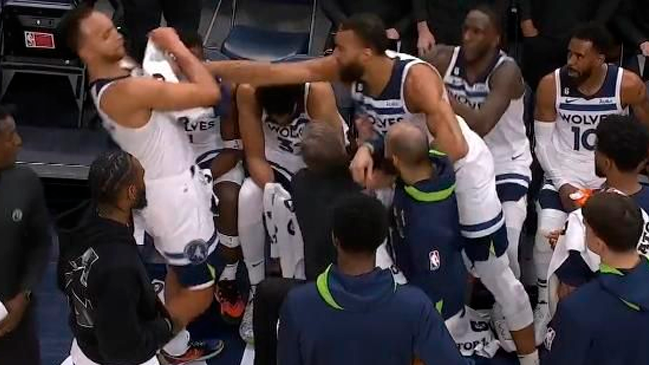 Francés Rudy Gobert propinó puñetazo a un compañero en partido de la NBA