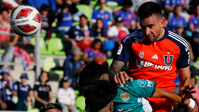 La reacción de Matías Zaldivia por su primer gol en Universidad de Chile