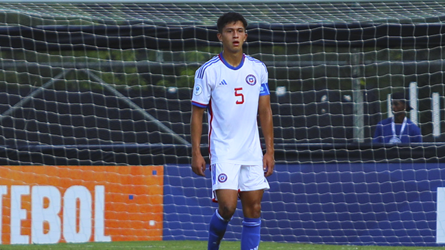 La Roja sub 17 perdió a Benjamín Molina para el resto del Sudamericano