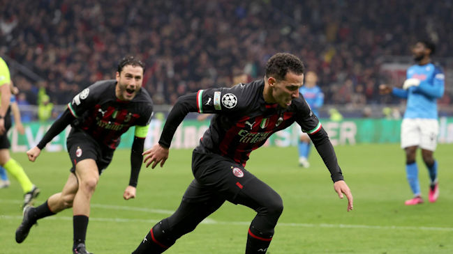 AC Milan tumbó a Napoli y quedó en buen pie rumbo a las semifinales de la Champions