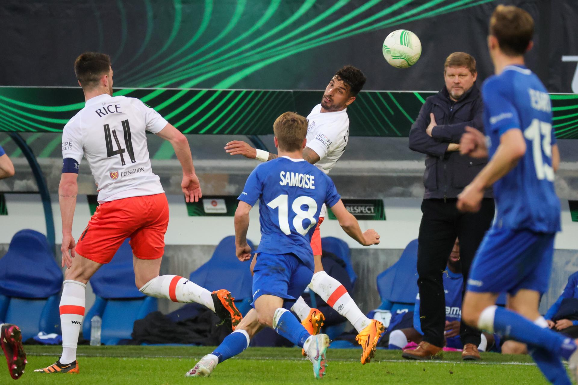Gent rescató un empate ante West Ham y dejó abierta la llave en la Conference League