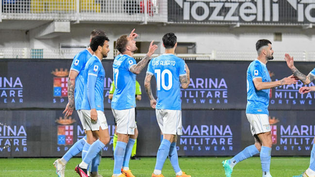Lazio derribó a Spezia y sigue firme en el segundo puesto de la Serie A