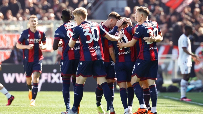 Gary Medel ingresó para reforzar la zaga en empate de Bologna ante Milan