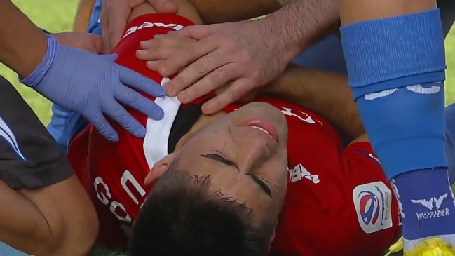 Bryan González dejó la cancha por dolorosa lesión en el clásico de la UC y Colo Colo