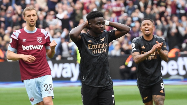 West Ham provocó segundo empate seguido del líder Arsenal y la Premier League quedó “al rojo”