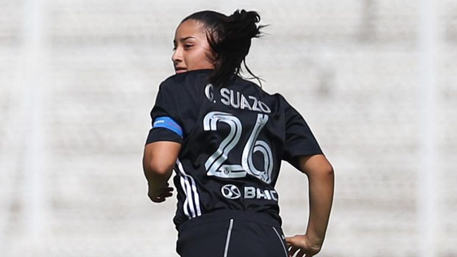 Con el 26 de su padre: Grettel, hija de Humberto Suazo, debutó con Universidad de Chile