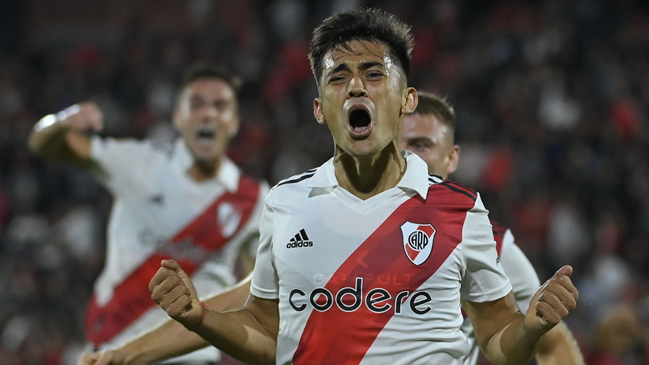Pablo Solari fue héroe de River Plate y anotó el agónico gol del triunfo sobre Newell’s en Rosario