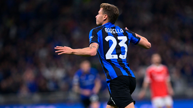 [VIDEO] Barella puso a Inter en ventaja con un golazo y dejó a Benfica contra las cuerdas