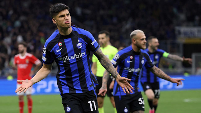 Inter de Milán eliminó a Benfica tras empate con “guerra de goles” en el “Giuseppe Meazza”