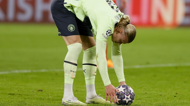 Haaland falló un penal y anotó su 48º gol de la temporada en clasificación del City en Champions