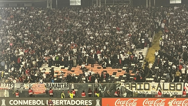 Serios incidentes causó pelea entre barristas de Colo Colo en el Monumental