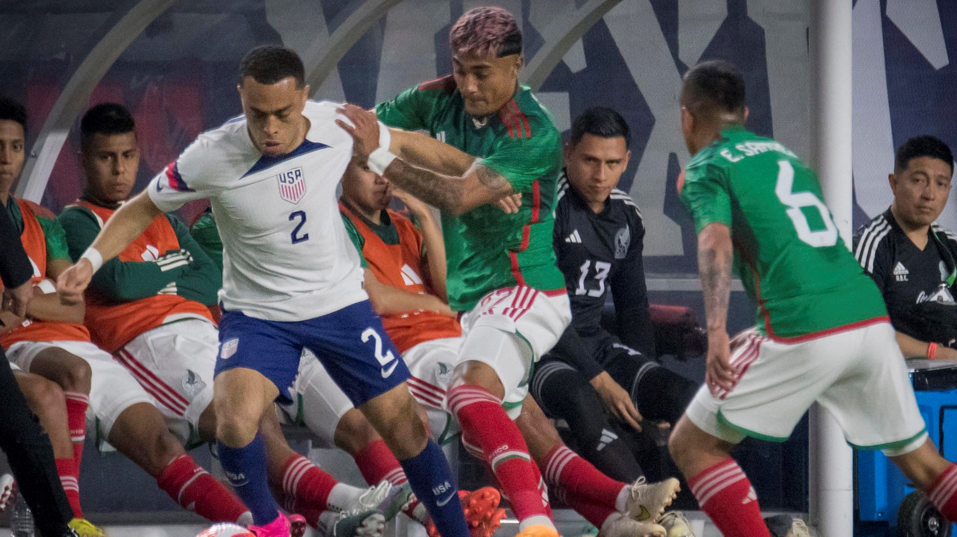 México cedió un empate ante Estados Unidos en amistoso internacional en Phoenix
