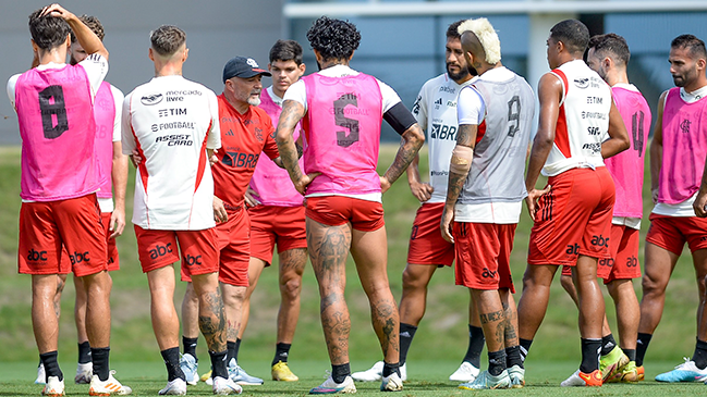 Sampaoli enfatizó el “respeto por la pelota” en entrenamiento de Flamengo