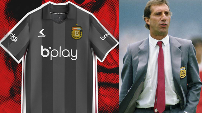 Estudiantes de La Plata lanzó una camiseta especial en homenaje a Carlos Bilardo