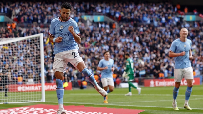 Mahrez “le quitó el protagonismo” a Haaland con un triplete en la Copa FA ante Sheffield