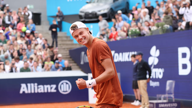Holger Rune revalidó su título en el ATP de Munich tras superar a Botic Van de Zandschulp