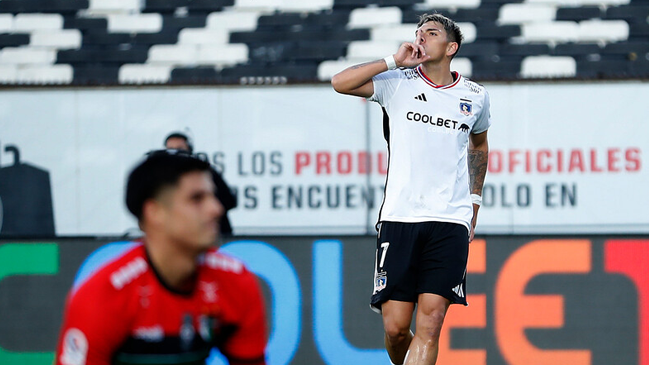 Carlos Palacios llegó oportunamente para adelantar temprano a Colo Colo contra Palestino