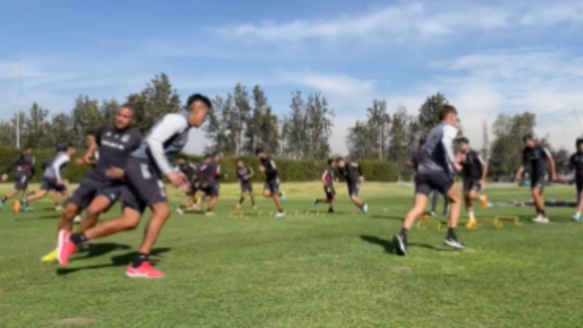 Colo Colo volvió “al 100” a las prácticas de cara al duelo ante La Calera