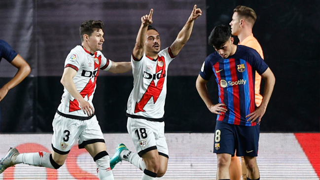Rayo Vallecano dio la sorpresa en España y derrotó al puntero FC Barcelona
