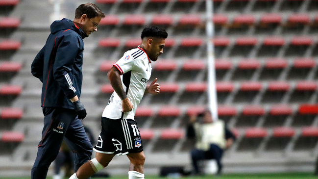 Marcos Bolados quedó fuera del choque con Boca Juniors