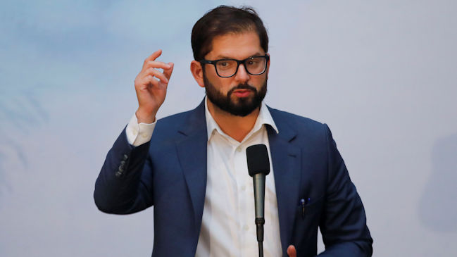 Presidente Gabriel Boric: No dejaremos que un grupo de delincuentes se tome los estadios