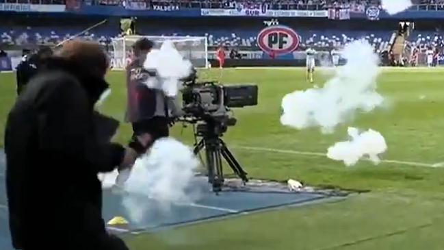 Camarógrafo de TNT Sports resultó lastimado en los incidentes del clásico