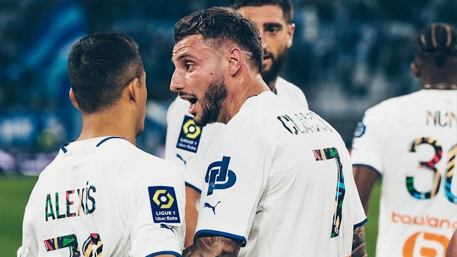 Marsella consiguió un valioso triunfo ante Auxerre con el aporte goleador de Alexis Sánchez