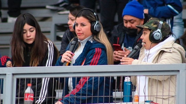 Periodista agredida en el clásico universitario: Jugadores y el DT de la U se portaron muy bien