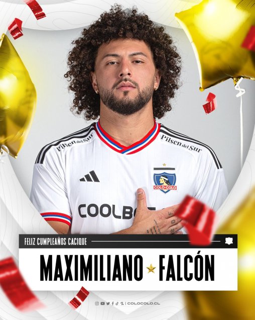Colo Colo saludó al también cumpleañero “Maxi” Falcon con sus mejores imágenes en el club