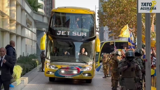 La masiva recepción que tuvo Boca Juniors en su hotel de concentración en Chile