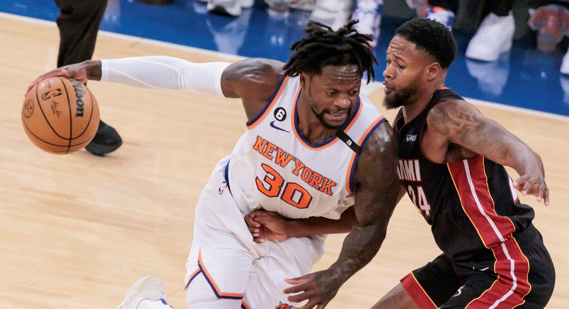 New York Knicks igualó la serie ante Miami Heat con un inspirado Julius Randle