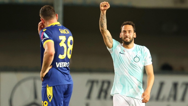 [VIDEO] ¡Tremendo golazo! El misil de Calhanoglu para Inter contra Verona en la Serie A