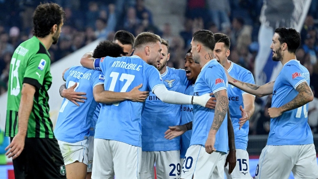 Lazio derrotó a Sassuolo y alargó la espera de Napoli por ser campeón en Italia
