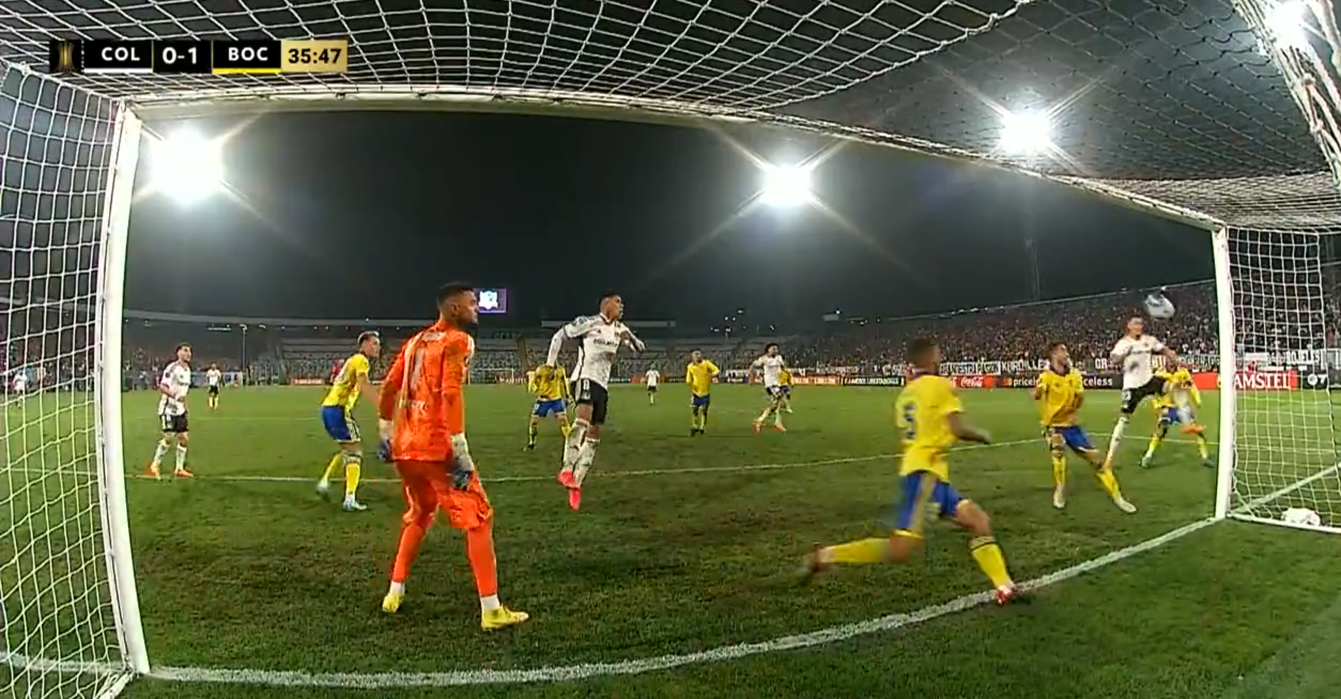 El increíble gol que se perdió Ramiro González tras gran jugada de Carlos Palacios ante Boca