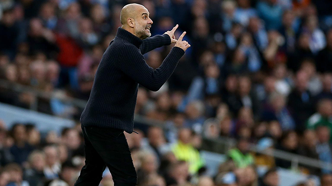 El comentado gesto de Guardiola con Erling Haaland tras su récord goleador